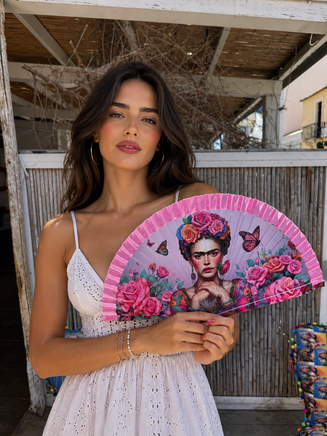 Ventaglio Frida rose