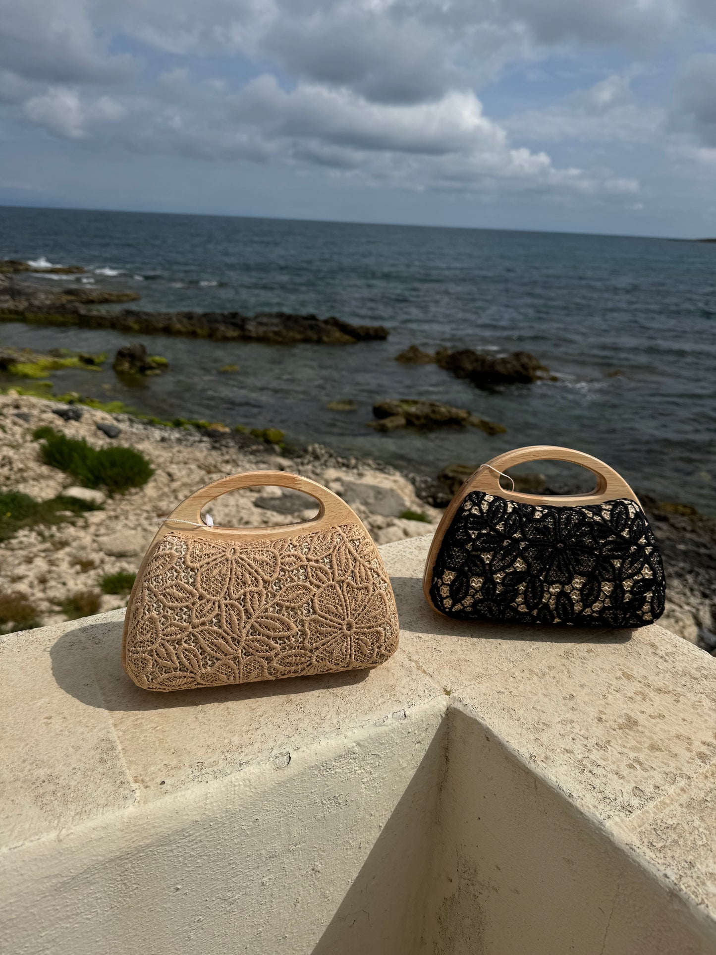 Pochette Cindy nera