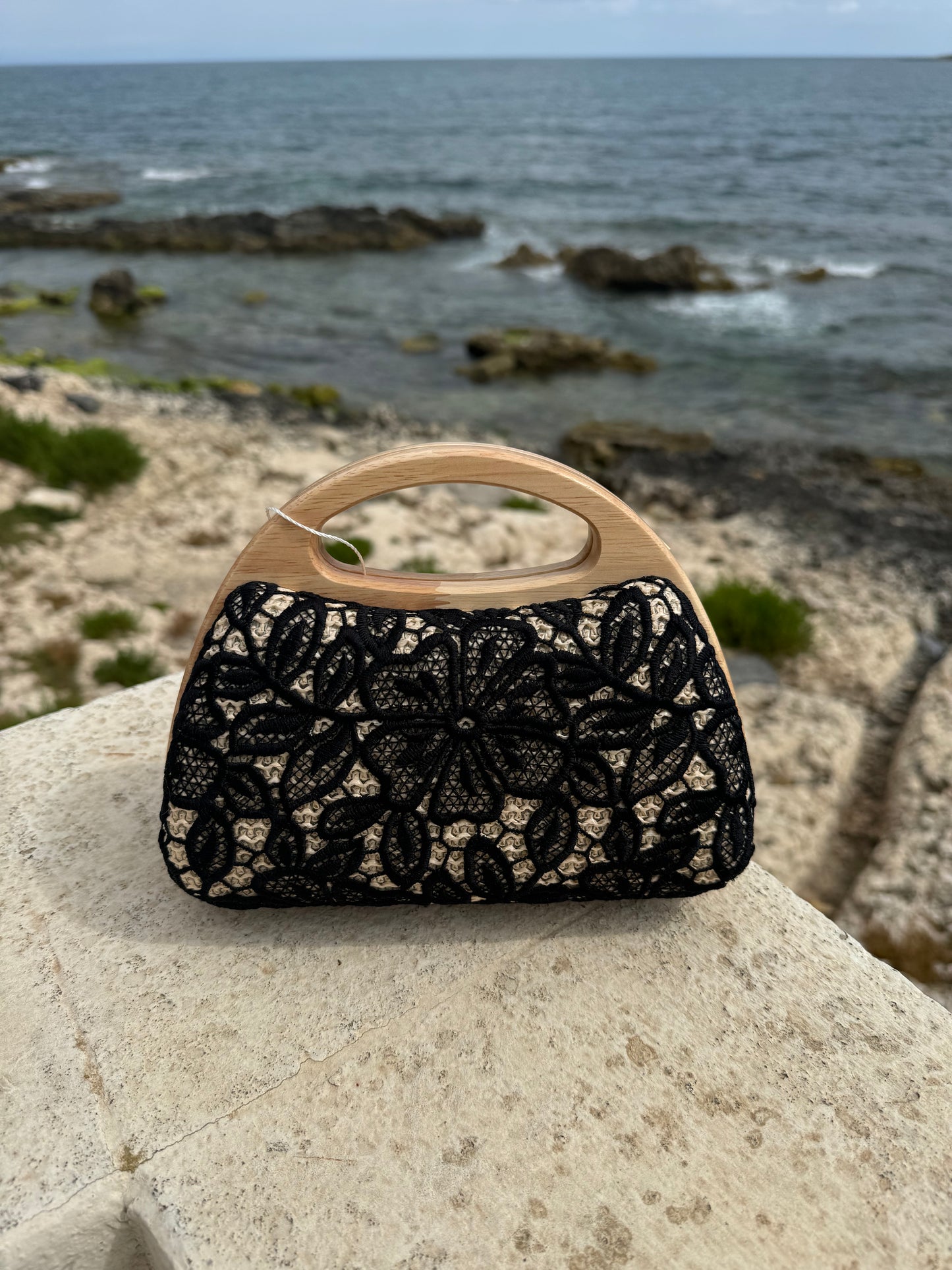 Pochette Cindy nera