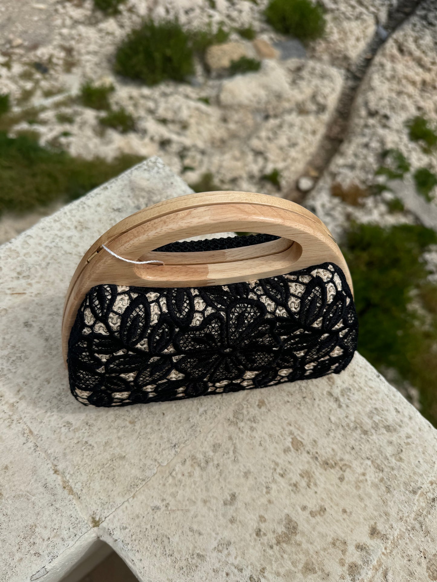 Pochette Cindy nera