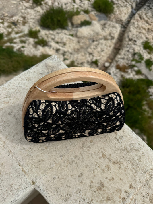 Pochette Cindy nera